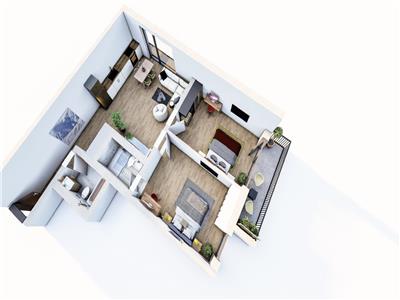 Apartament 3 camere bloc nou, 98550 euro